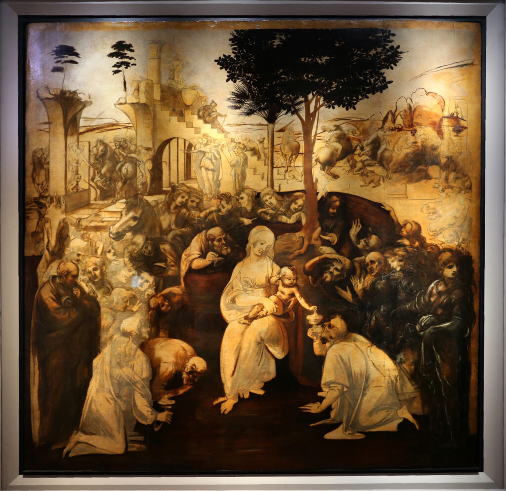 Leonardo da Vinci: Adoration of the Magi