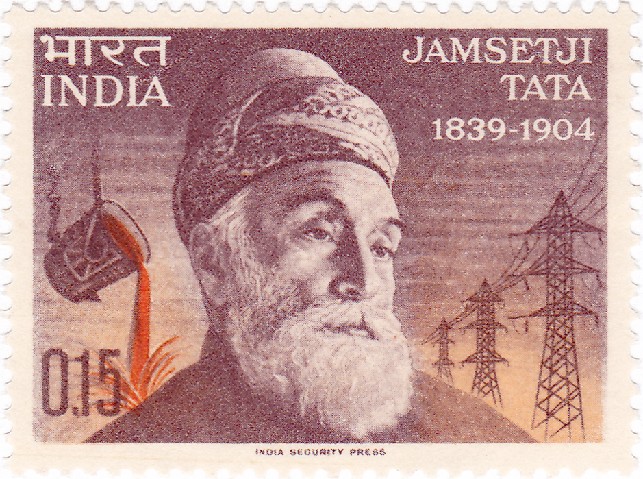 A commemorative postage stamp on Jamshedji Tata was issued on 7 January 1965 by India Post.