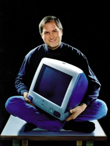 Steve Jobs With iMac